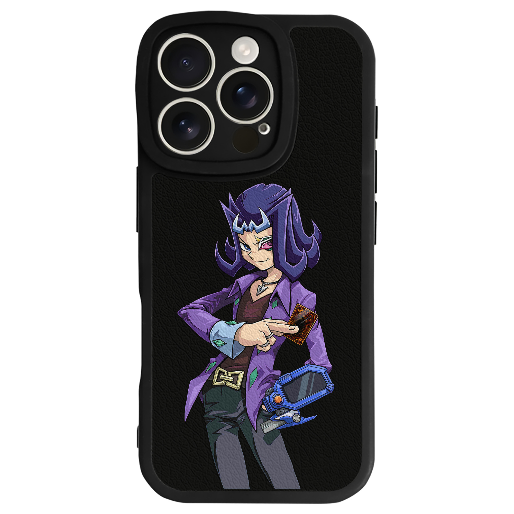 遊☆戯☆王 Yu-Gi-Oh! 【iPhone 16シリーズ対応】シリコンスマホケース（レザー調） 材質：シリコン